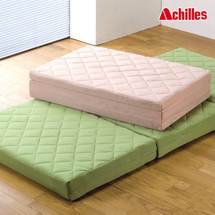 Achilles アキレス 硬質バランスマットレス 12cm厚 日本製 吸湿速乾 キルト ベージュ