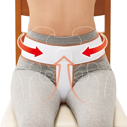 骨盤底筋ベルト 尿漏れ 頻尿 加圧パッド モレナレディ M