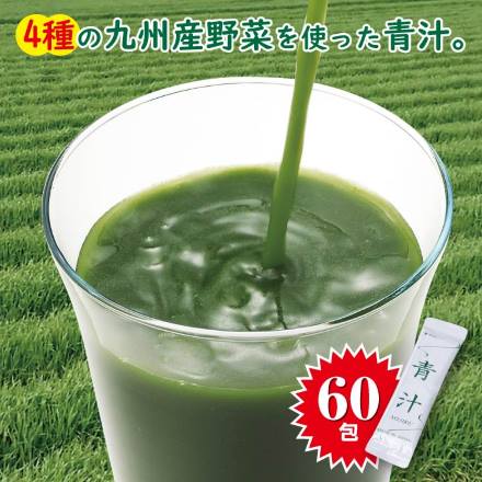 4種の九州産 野菜 青汁 3g×60包