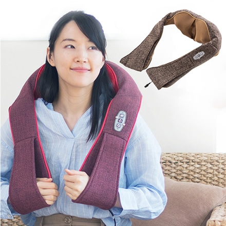 首肩 マッサージ器 ネックマッサージャー FR-100 ブラウン