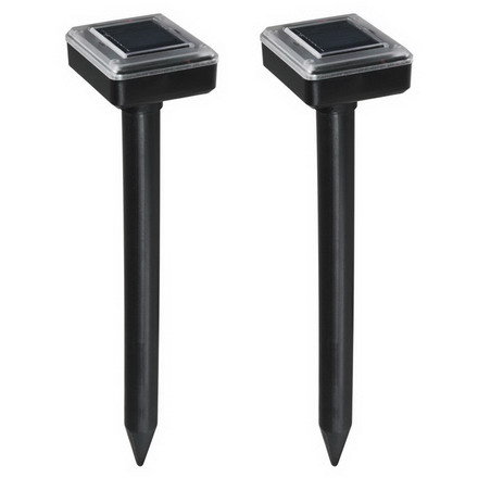ソーラー式モグラ撃退器 2本組