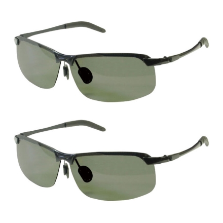 調光・偏光ファッショングラス 2個組