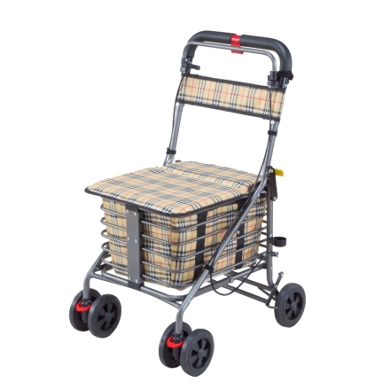 腰掛付きカート 足腰が弱い方や不安のある方にも安全な設計