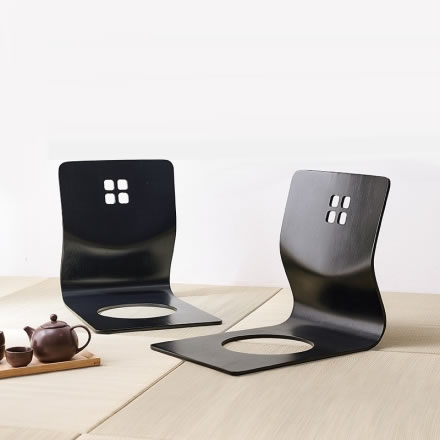 木製曲木椅子同色2脚組 LMZ-4299（直送）ブラック