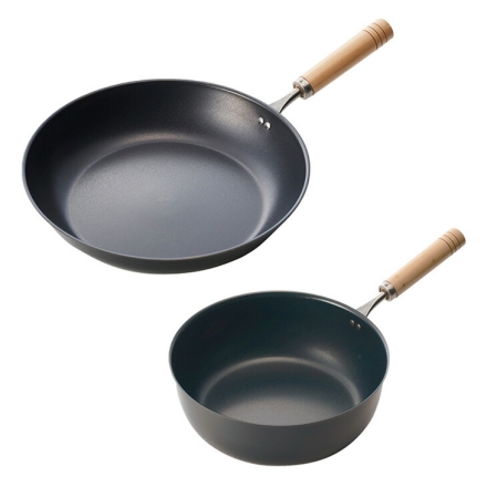 匠味 鉄製フライパン 2点セット 26cmフライパンと23cmマルチパンのセット 日本製