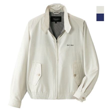 ジャケット ブルゾン メンズ トロイブロス スイングトップブルゾン ジップアップ アウター 上着 オフ Mサイズ