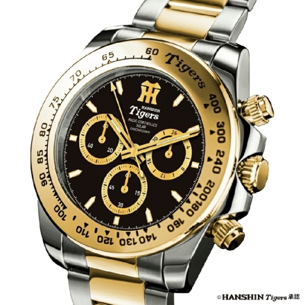 阪神タイガース球団創設90周年 電波ソーラークロノグラフ腕時計 阪神タイガース承認商品 限定1935本