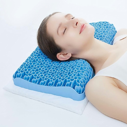 高さが変わる ゲルウェーブピロー 枕 まくら ジェル枕 ジェルピロー カバー付き 高さ調節シート付