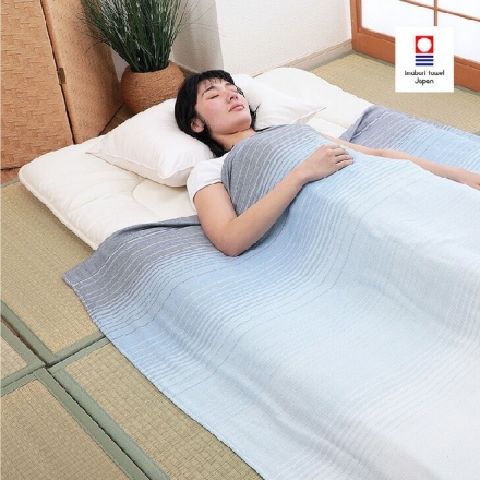 今治タオル 5重 ガーゼケット シングル 肌掛け シングル 今治タオルブランド認定商品 グリーン