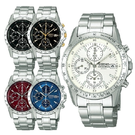 SEIKO セイコー スピリット クロノグラフ腕時計 ホワイト