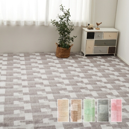 ラグ カーペット 3畳 176x261cm 抗菌 防臭 日本製 グレー