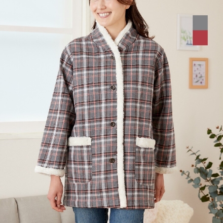 裏ボア ホームジャケット M～L グレー