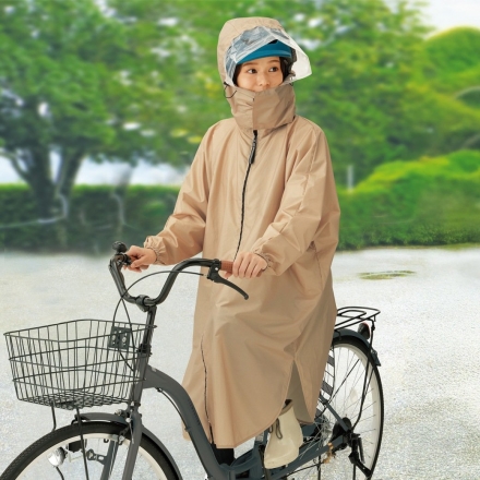 レインコート 雨でも見やすい 回転式フード