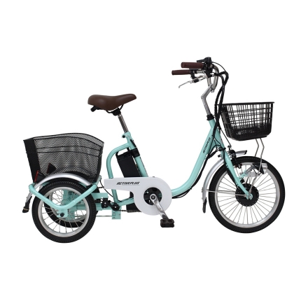 ノーパンク ロータイプ電動アシスト三輪自転車