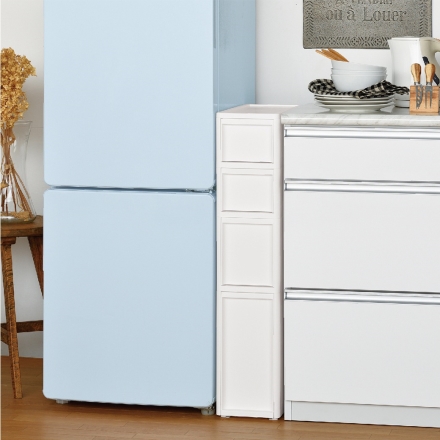 スリムストッカー 18cm幅 キッチン隙間収納