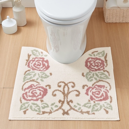 トイレマットシリーズ「ローズガーデン」レギュラーマット60×60cm