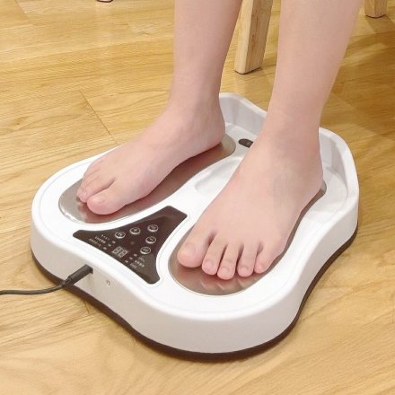 EMS＆温熱フットマシン 足裏 EMS ヒーター 足 モード 15種類 強度 50段階