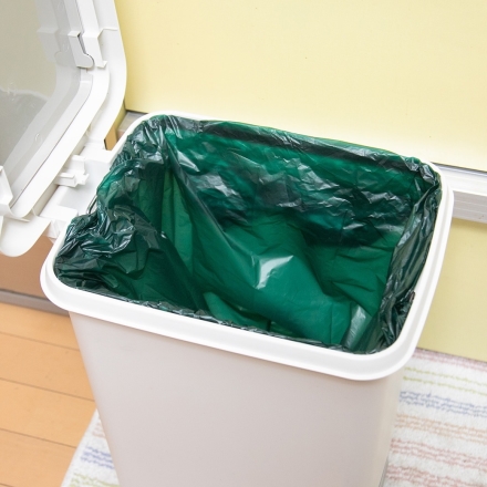 消臭袋 30L 80枚組 中サイズ 日本製 持ち手付 抗菌 消臭 ゴミ袋 柿渋エキス ポリフェノール 生ゴミ処理 オムツ ペット 透けにくい 厚手 丈夫