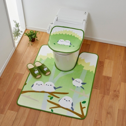 「森のシマエナガ」トイレマット シマエナガ トイレタリー