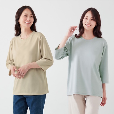 リカバリーケアレディースゆったり7分袖シャツ 一般医療機器 疲労回復 リカバリーウェア リカバリーシャツ 7分袖 レディース