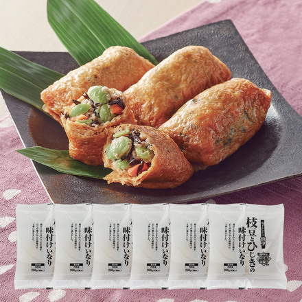 枝豆とひじきの味付けいなり 冷凍