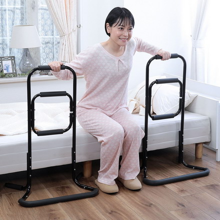 立ち上がりラクラク手すり2個組