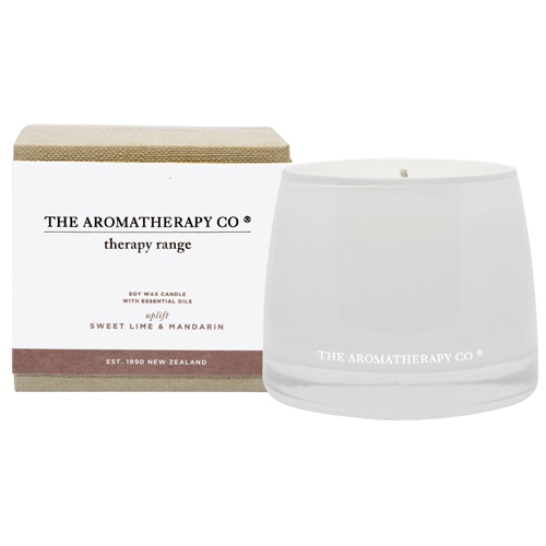 Therapy Range Essential Oil Soy Wax Candleエッセンシャルオイル ソイワックスキャンドル Sweet Lime & Mandarin スイートライム&マンダリン Uplift アップリフト 上昇