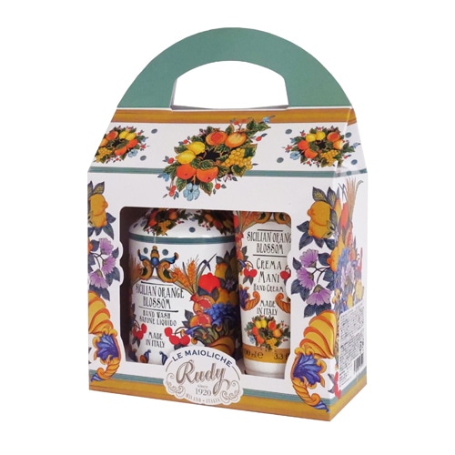 Rudy ルディ Le Maioliche ル・マヨルカ Hand Wash & Hand Cream Gift Set ハンドウォッシュ＆ハンドクリームギフトセット Sicilian Orange Blossom シチリアンオレンジブロッサム