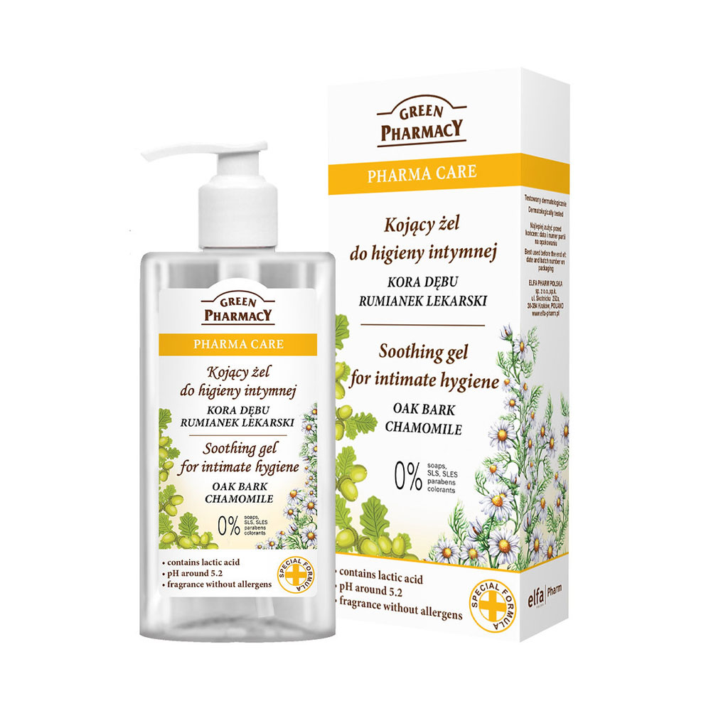 Elfa Pharm エルファファーム Green Pharmacy SOOTHING FEMININE WASH フェミニン ウォッシュ Oak Bark Chamomile カモマイル