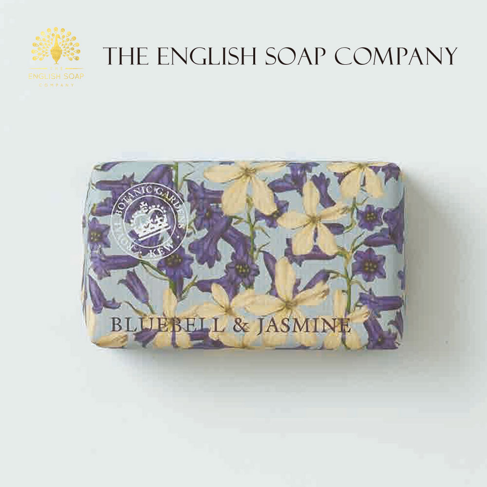 English Soap Company イングリッシュソープカンパニー KEW GARDEN キュー・ガーデン Luxury Shea Soaps シアソープ Bluebell & Jasmine ブルーベル&ジャスミン