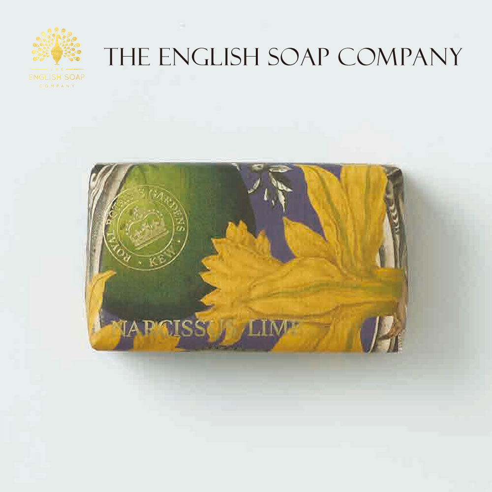 English Soap Company イングリッシュソープカンパニー KEW GARDEN キュー・ガーデン Luxury Shea Soaps シアソープ NARCISSUS LIME ナルシスライム