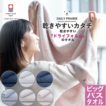ビッグ バスタオル 今治 タオル DAILY PRAIRIE ドライフォルム BL