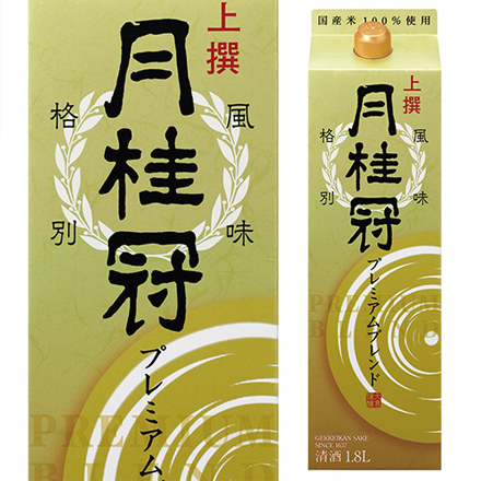 月桂冠 上撰 プレミアムブレンド 1.8L×6本 1800ml 月桂冠 日本酒 パック パック酒 長S