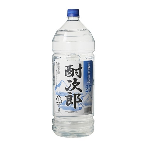 焼酎 甲類 酎次郎 25度 4L×4本 PET 大容量 業務用 チューハイ サワー 焼酎甲類 長S