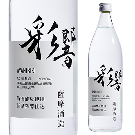 彩響 900ml×6本 25度 薩摩酒造 鹿児島県 芋焼酎 清酒酵母 低温発酵 炭酸割