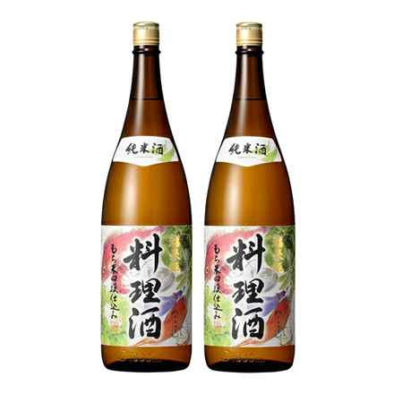福来純 純米 料理酒 1.8L 2本 純米酒 1800ml 白扇酒造 岐阜県 長S