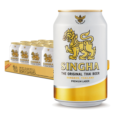 訳あり 賞味2026/8 シンハー 330ml×24本 缶 ケース タイ SINGHA シンハー ピルスナー 輸入ビール 海外ビール AIB