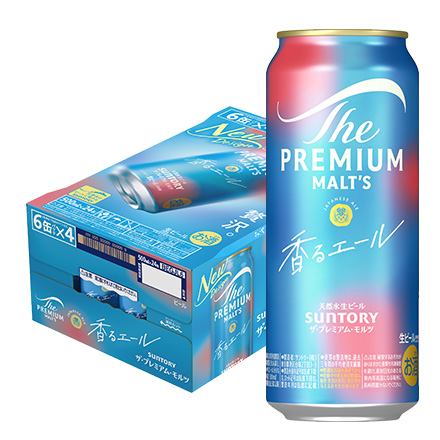 サントリー ザ プレミアムモルツ 香る エール 500ml×24本 プレモル ロング缶 ビール 香るエール mp2_lcan 長S