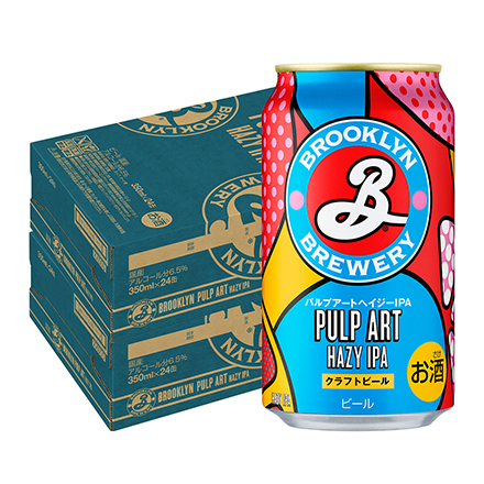 ブルックリンパルプアートヘイジーIPA 350ml 48本 2ケース 長S