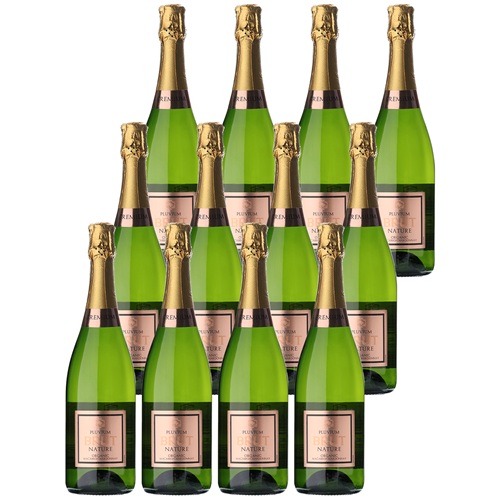 プルビウム ブリュット ナチュレ オーガニック 750ml 12本入 スペイン スパークリングワイン ケース 浜運