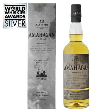 アマハガン ワールドモルト エディション ピーテッド 700ml 47度 長濱蒸溜所 ブレンデッドモルト 長S