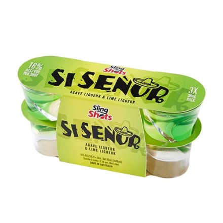 スリングショット シーセニョール アガベリキュール & ライムリキュール 30ml×3本入 24パック 72本 長S