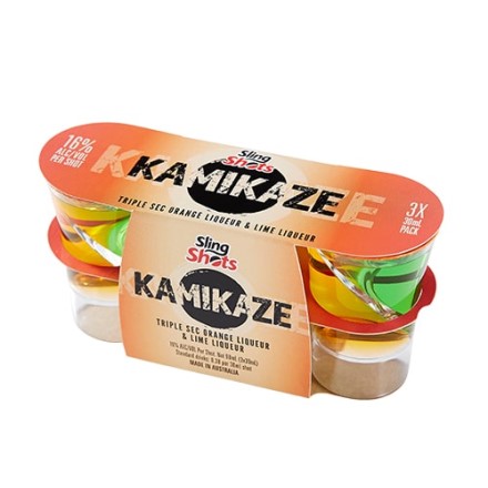 スリングショット カミカゼ トリプルセック & ライムリキュール 30ml×3本入 24パック 72本 長S