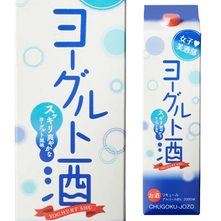 女子美酒部 ヨーグルト酒 8度 2000ml×6本 リキュール 長S