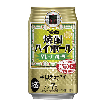 タカラ 焼酎ハイボール グレープフルーツ 350ml×24本 宝酒造 宝焼酎ハイボール 糖質ゼロ プリン体ゼロ 甘味料ゼロ