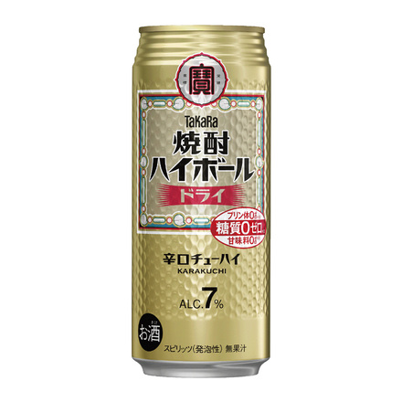 焼酎ハイボール 宝 ドライ タカラ ドライ 500ml 缶 24本 酎ハイ 24缶 糖質ゼロ プリン体ゼロ 甘味料ゼロ 長S