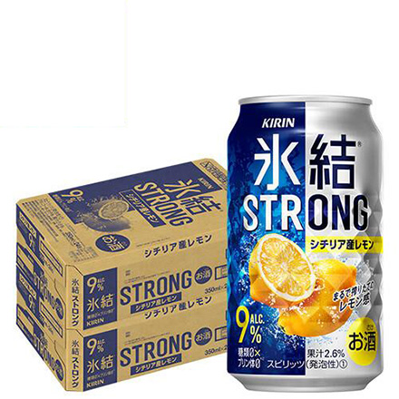 キリン 氷結 ストロング シチリア産レモン 350ml缶×2ケース（48缶） 長S