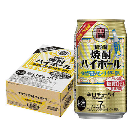 タカラ 焼酎ハイボール 強烈塩レモンサイダー 350ml缶×24本