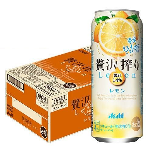アサヒ 贅沢搾り レモン 1ケース(500ml×24本)