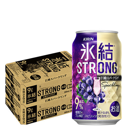 キリン 氷結 ストロング 巨峰スパークリング 350ml×48本 長S